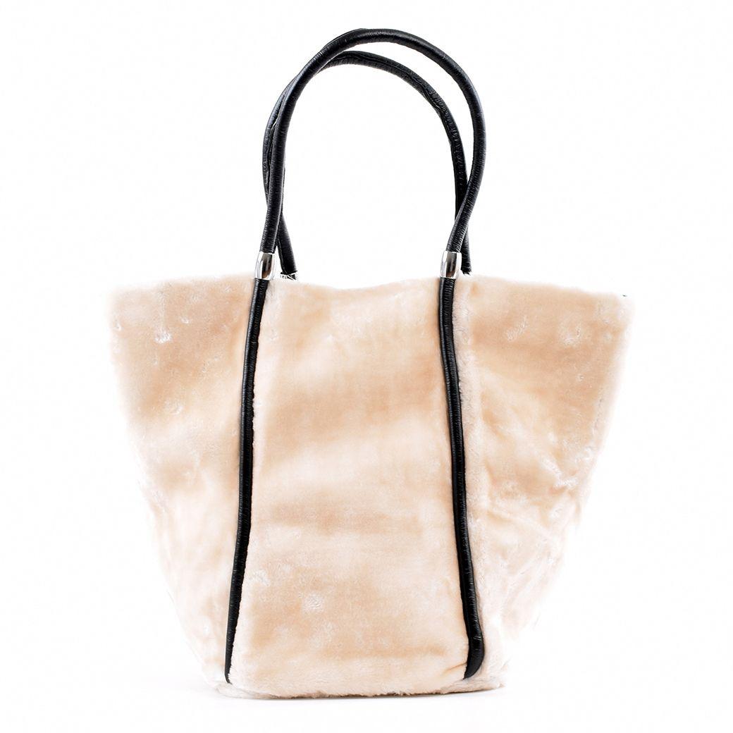 Cartera Full Pelo 2 Manillas Blanco-0