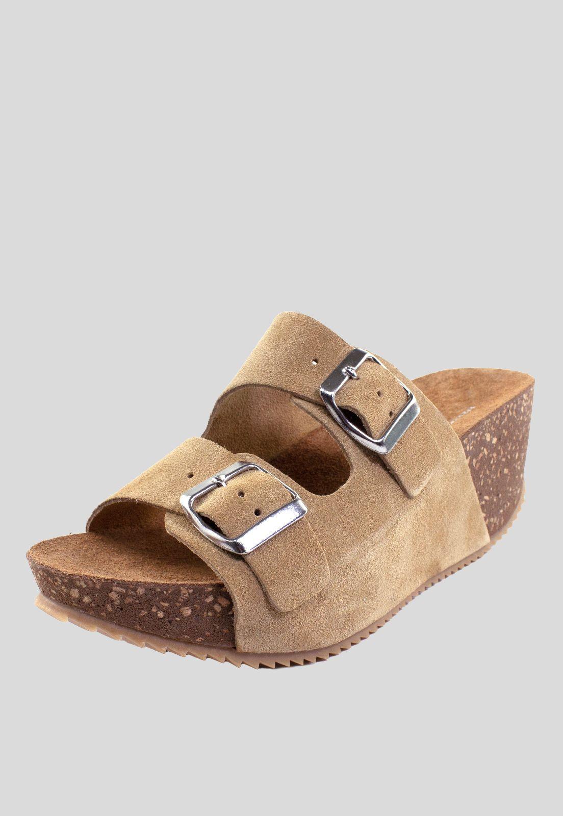 Sandalia Reno 2 Hebillas Beige-0