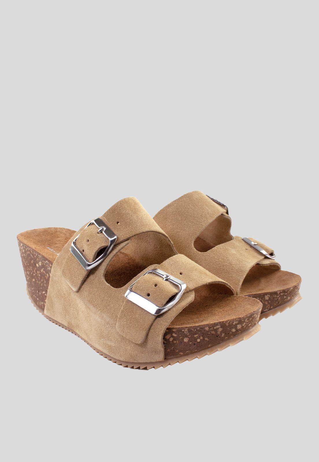 Sandalia Reno 2 Hebillas Beige-3
