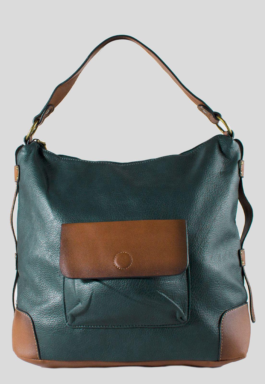 Cartera Bolsillo Tapa Esquinero Verde-0