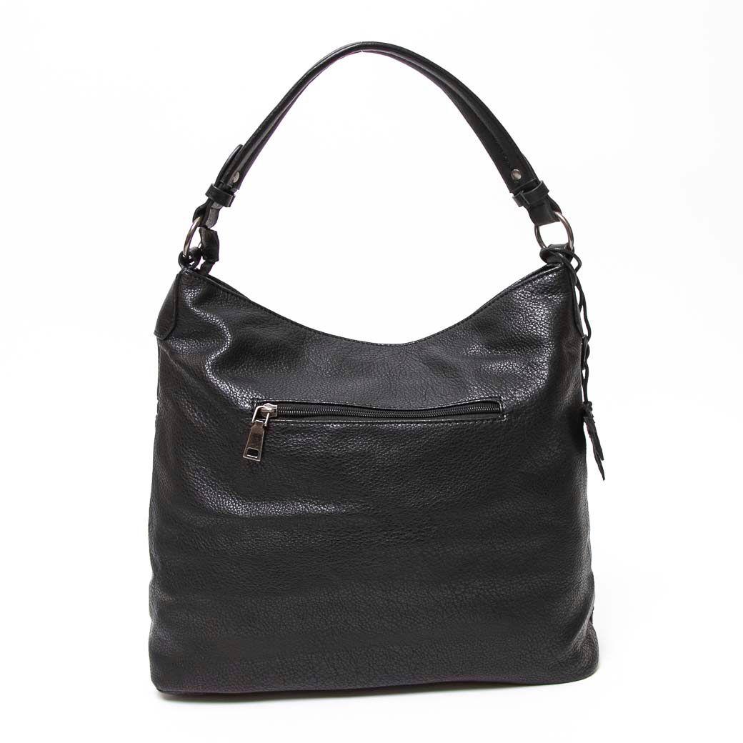 Cartera Entrelazada Negro-2