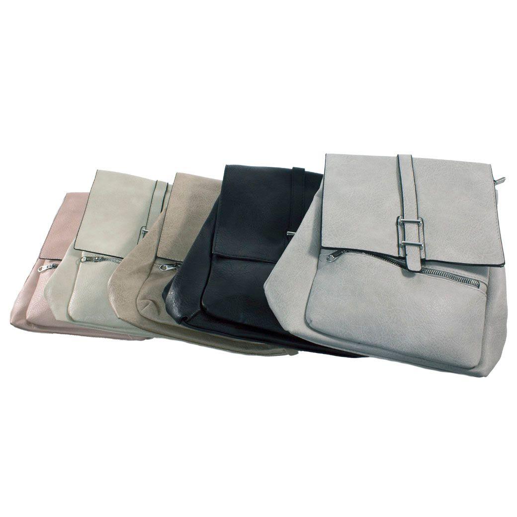 Mochila Con 2 Pasadores Gris-4