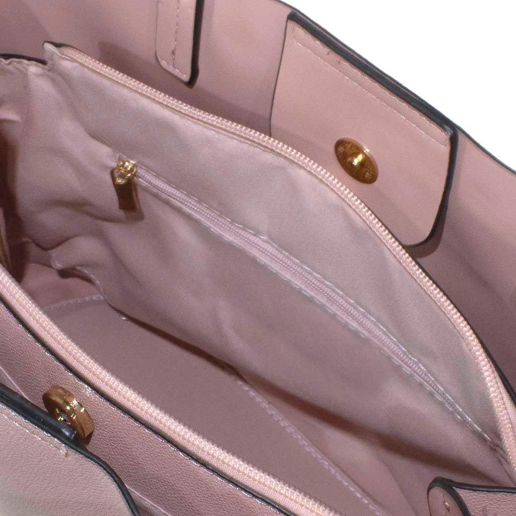 Cartera C/Faja Piton Rosado-3