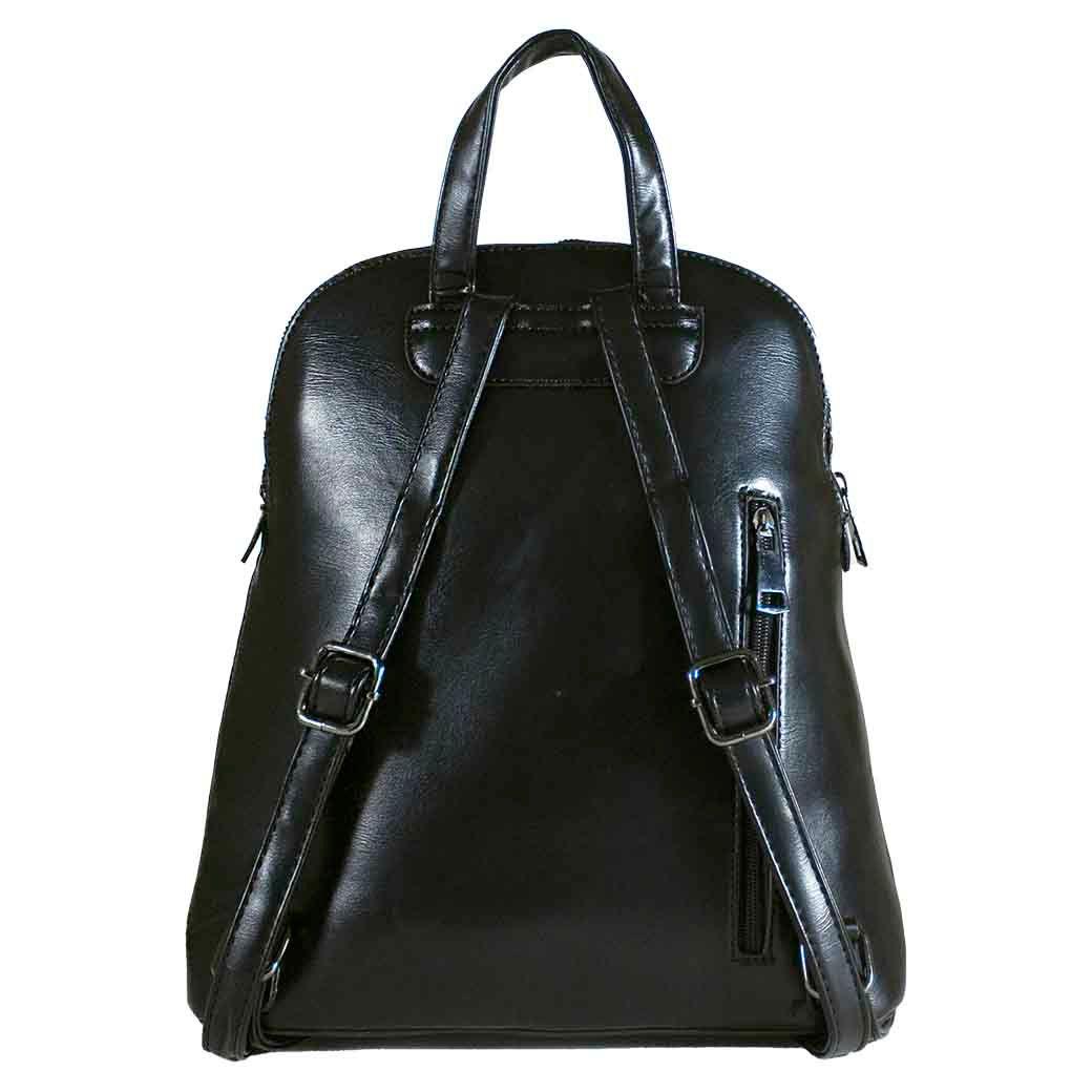 Mochila Bolsillo Acolchada Negro-2