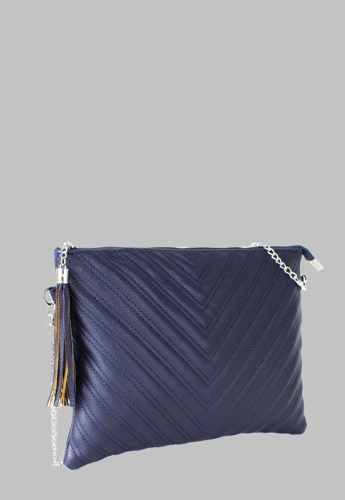 Bandolera Mil Costuras Azul Marino-1