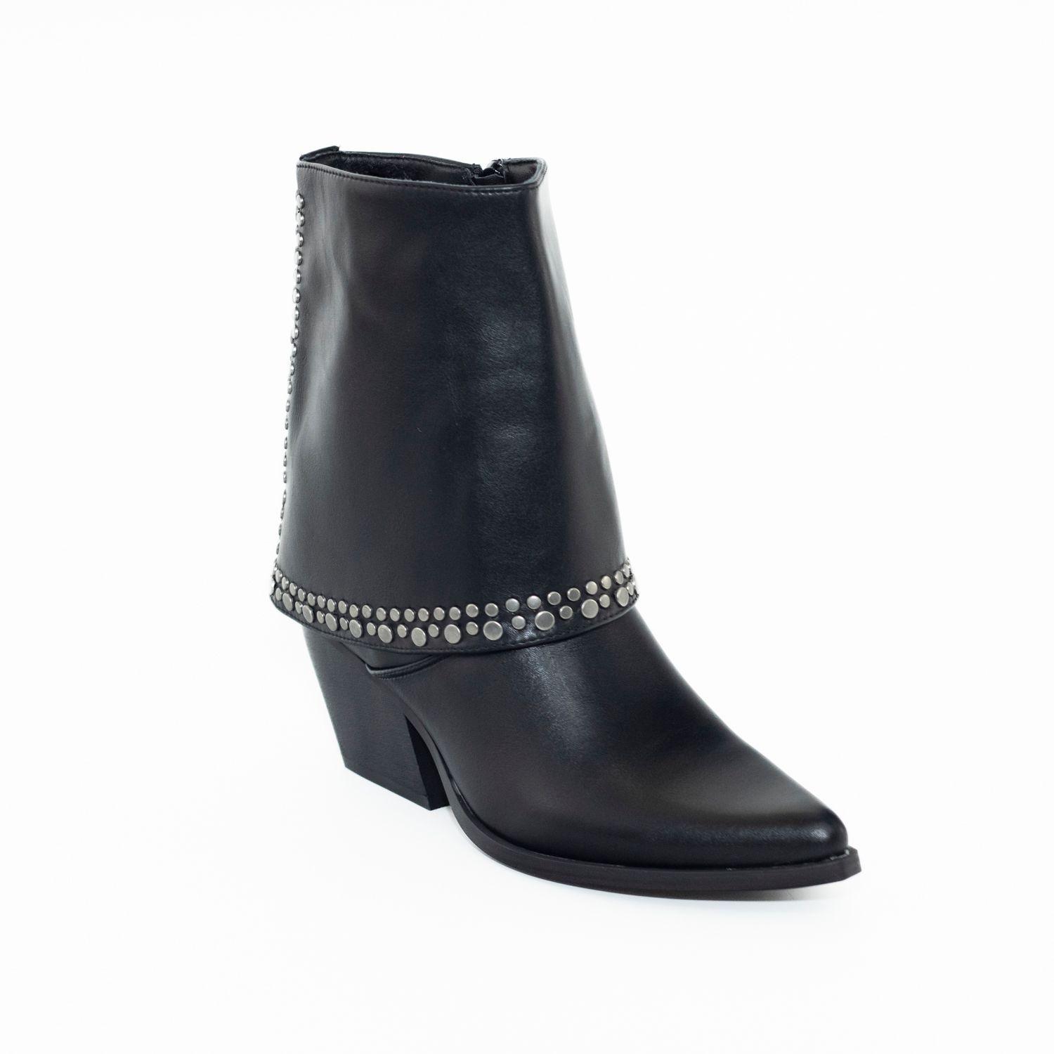 Botin c/ doble remache Negro-1