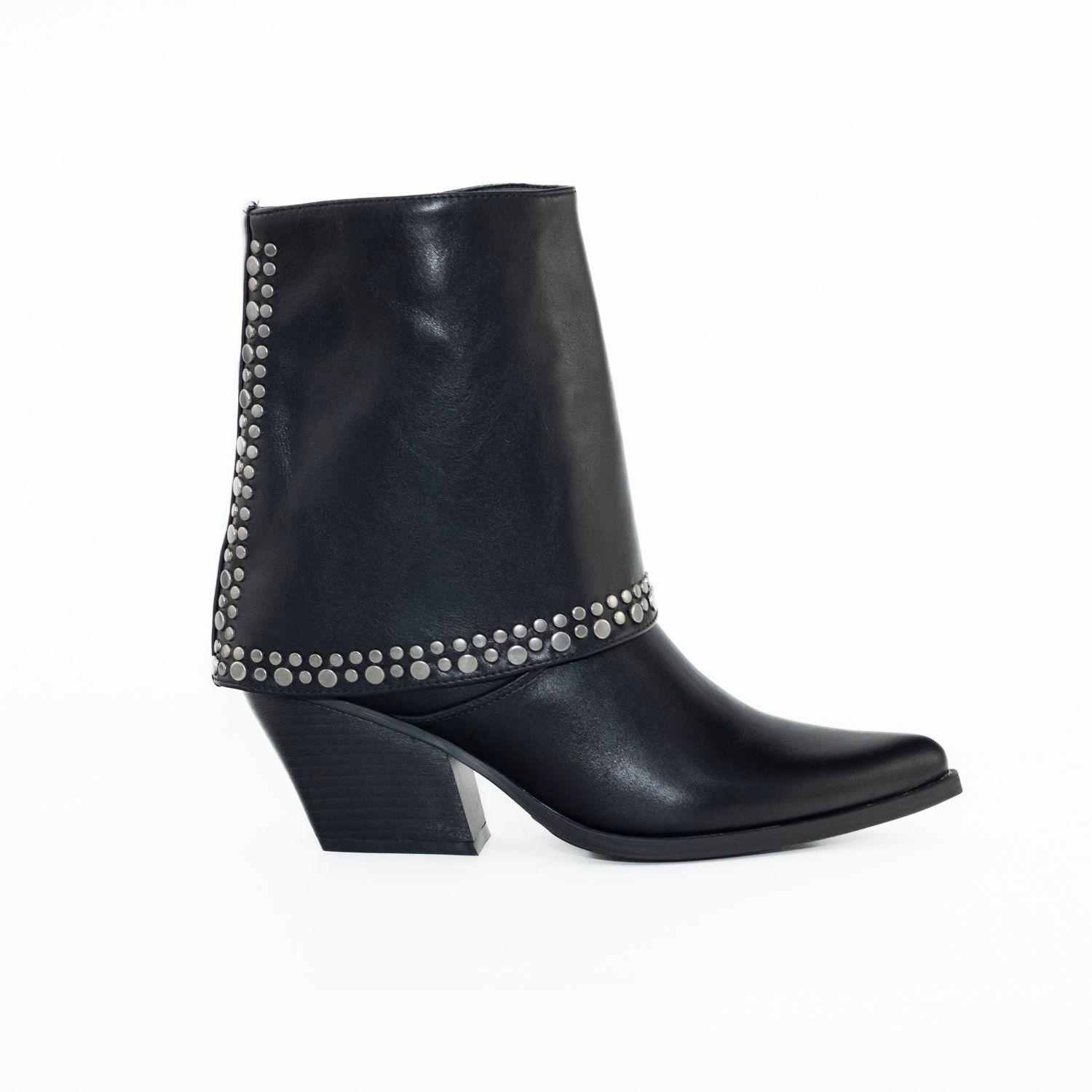 Botin c/ doble remache Negro-2