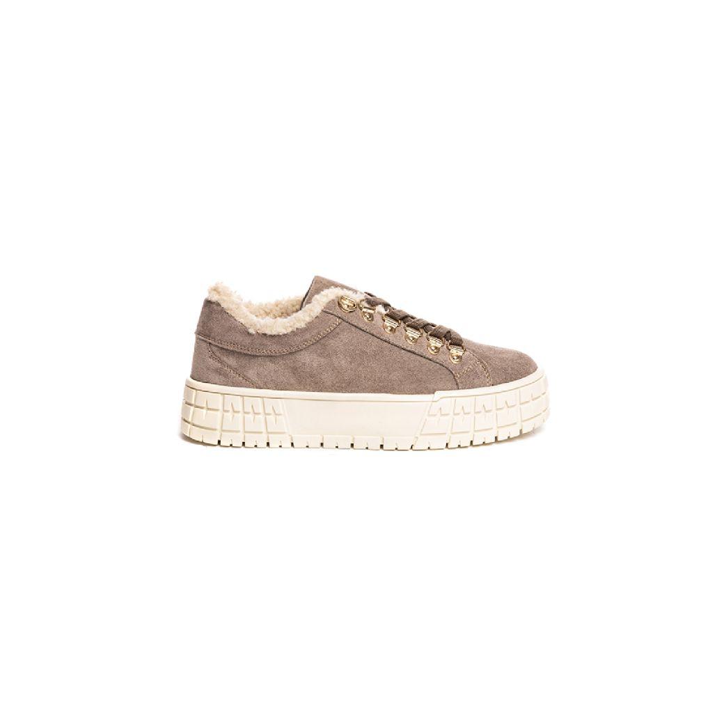 Zapatilla Plataforma Chiporro 581 Mujer Taupe Mailea-0