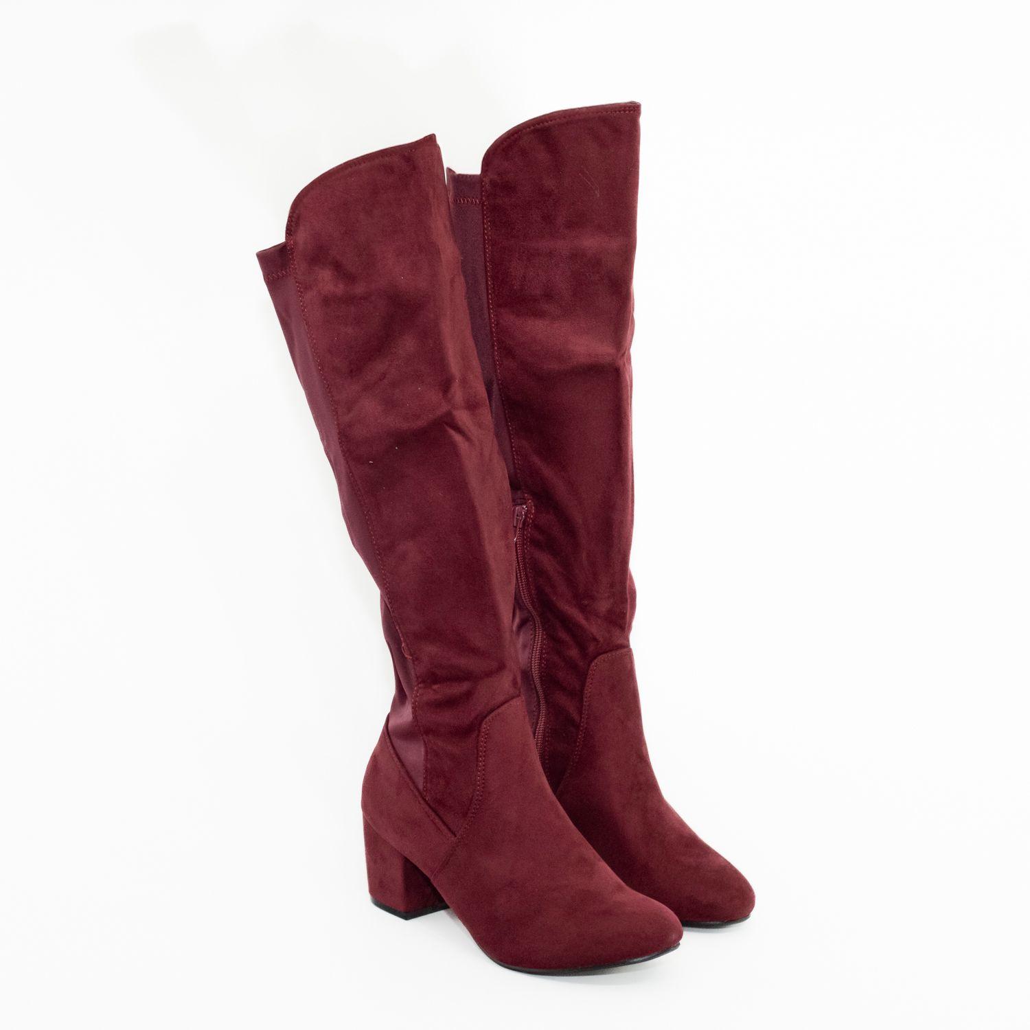 Bota c/ elastico trasero Burdeo-3