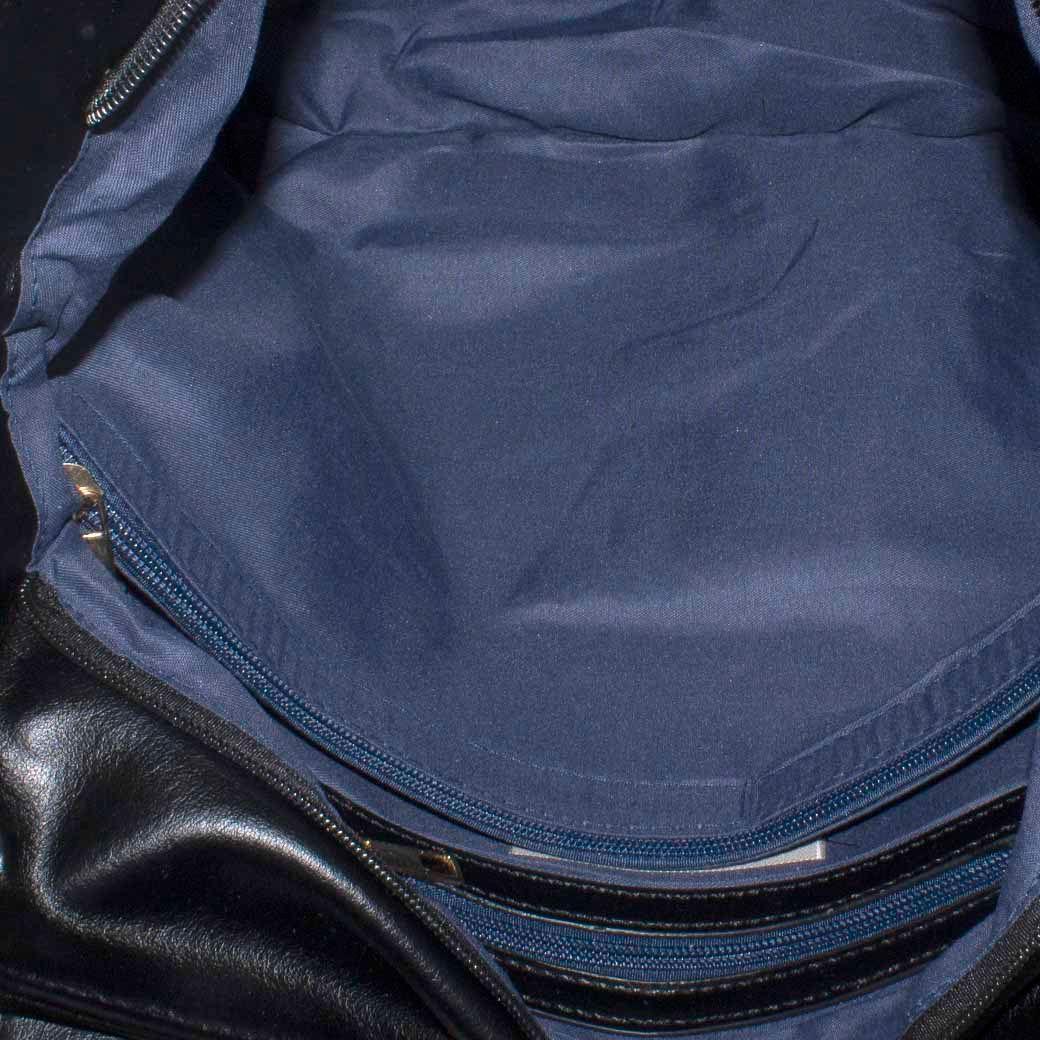 Cartera Franjas Acolchadas Negro-3