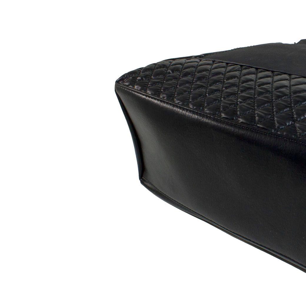 Cartera Franjas Acolchadas Negro-4