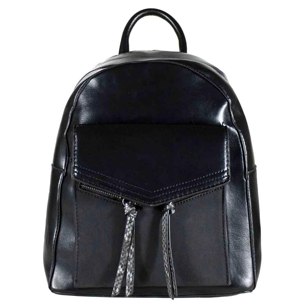 Mochila Rigida 2 Cierres Negro-0