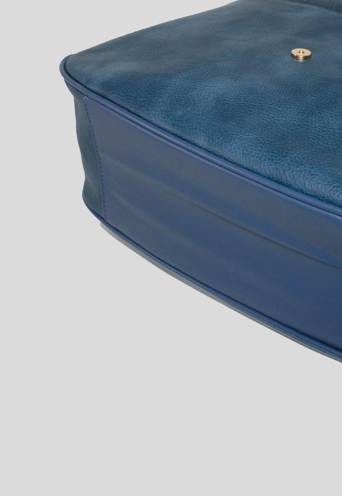 Cartera Grande Plegable Azul-4