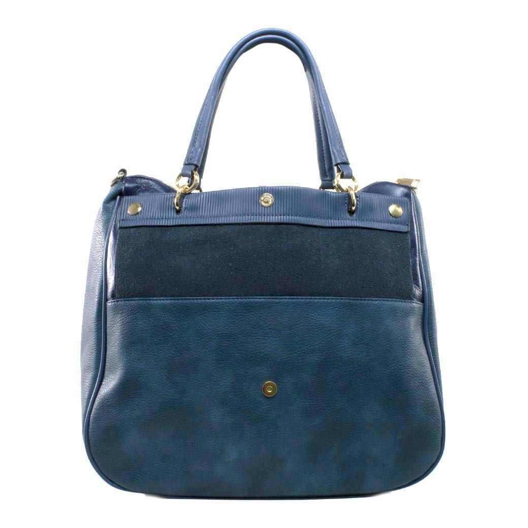 Cartera Grande Plegable Azul-2