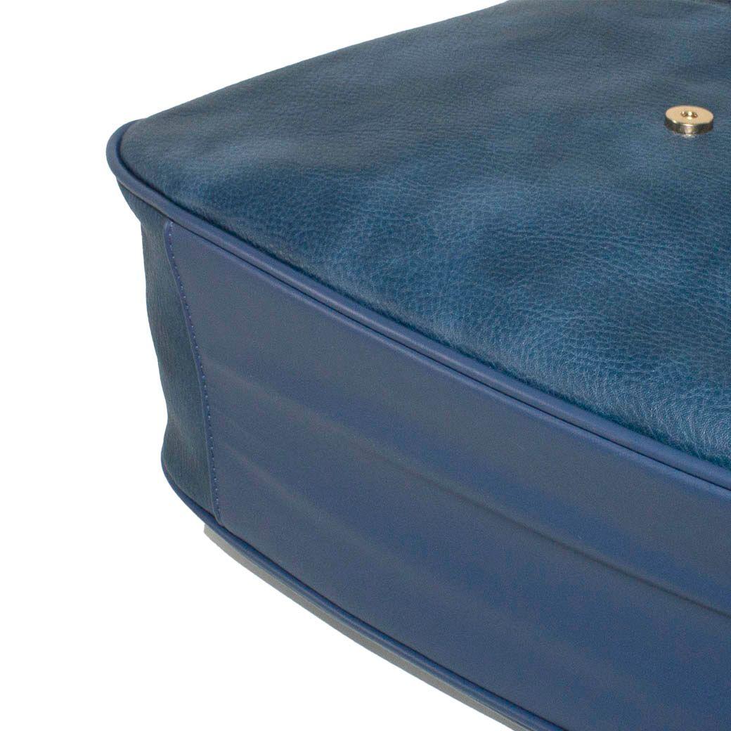 Cartera Grande Plegable Azul-4