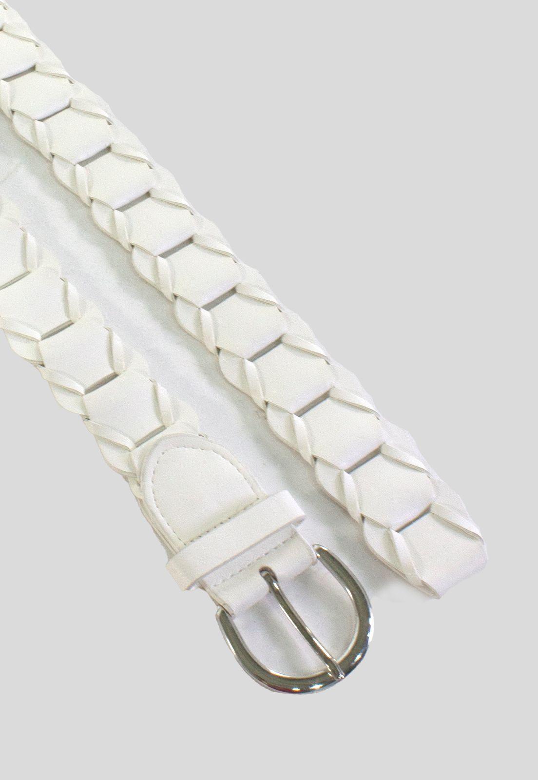 Cinturon C/Eslabones Blanco-2