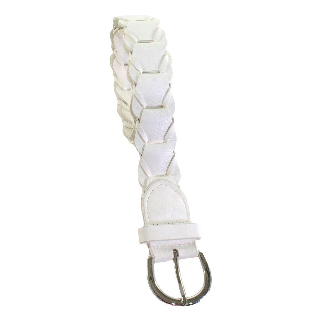 Cinturon C/Eslabones Blanco-1