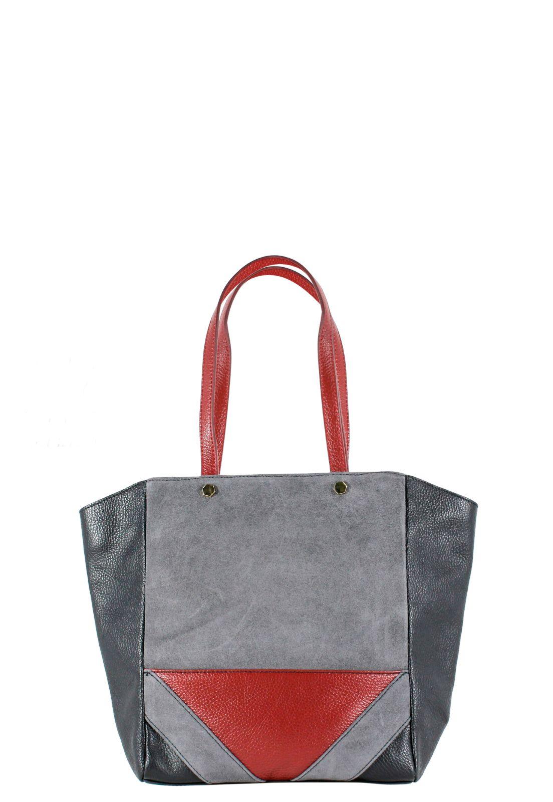 Cartera Cuero Esquinas Oblicuas Negro-0