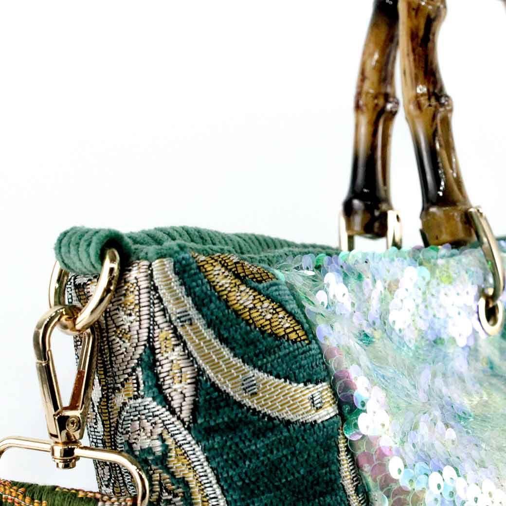 Cartera Cotele Manilla Bambu 007 Mujer Verde Mailea-4