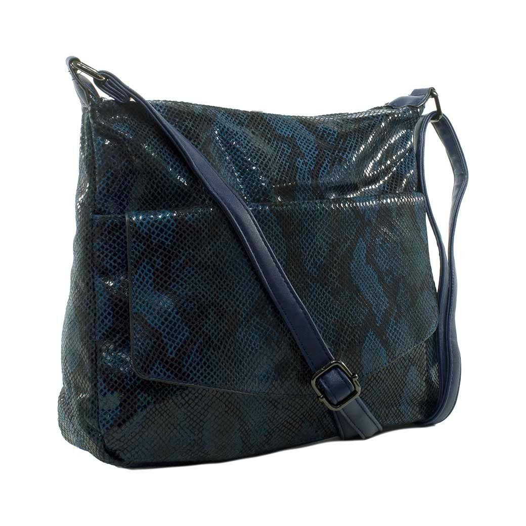 Bandolera Grande Full Piton Azul-1