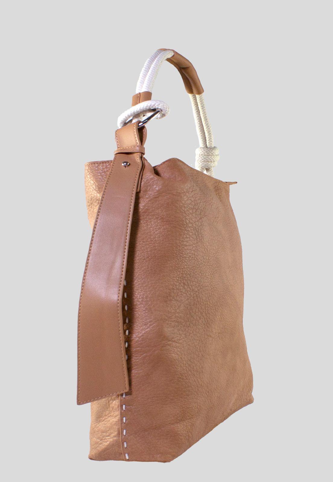 Cartera Manilla Cuerda Tostado-1