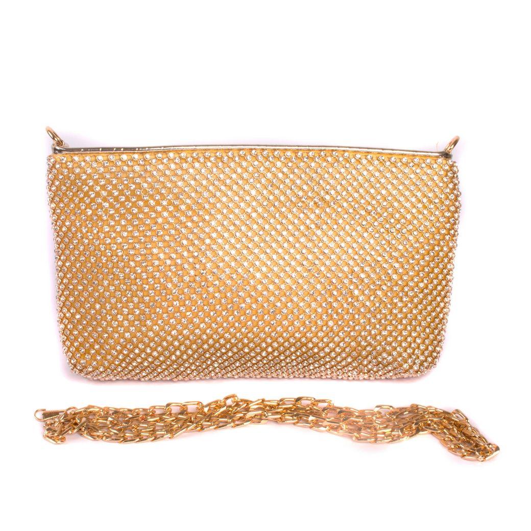 Cartera Noche Luz Cierre Oro-0