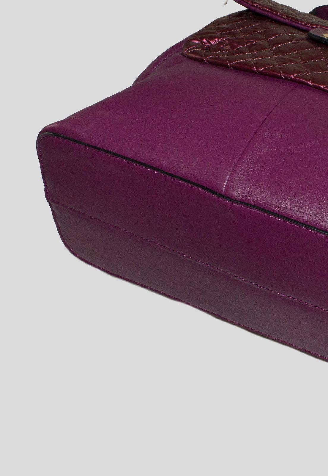 Mochila Grande acolchada Morado-4