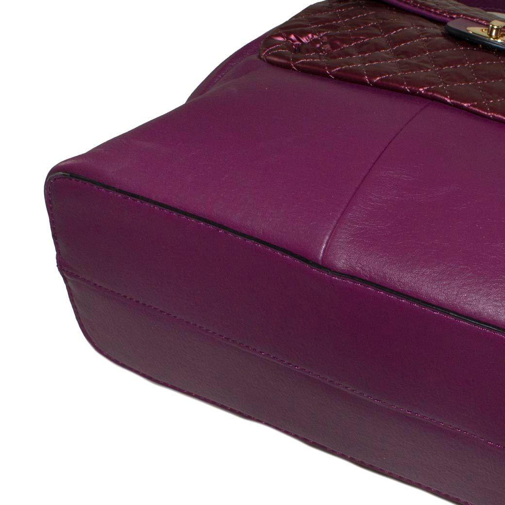 Mochila Grande acolchada Morado-4