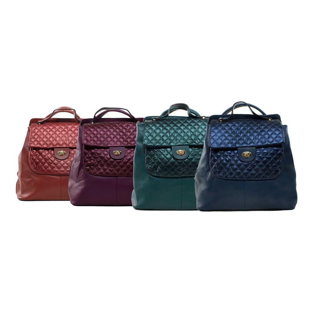 Mochila Grande acolchada Morado-5