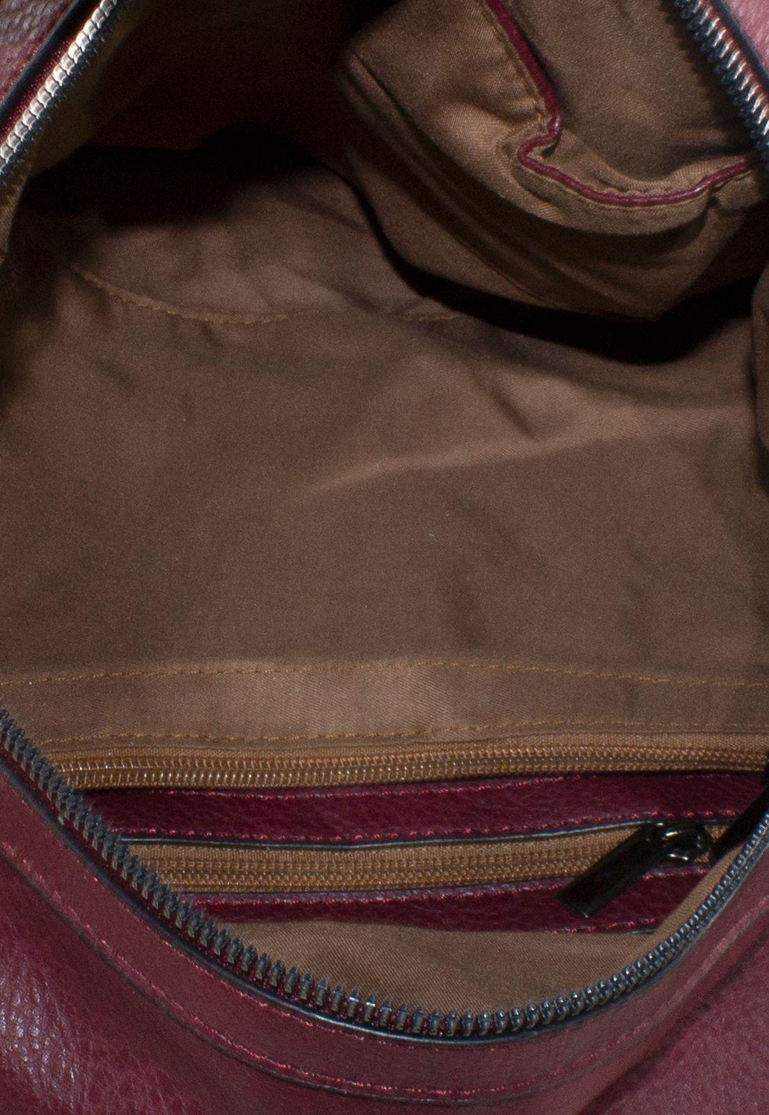 Mochila Grande Patchwork  Burdeo-3