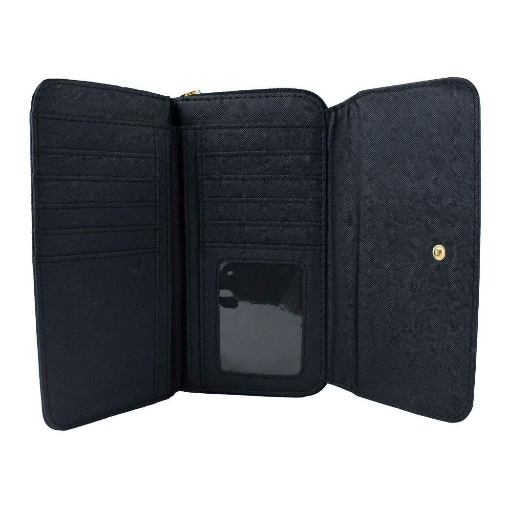 Billetera Con Remaches Negro-3