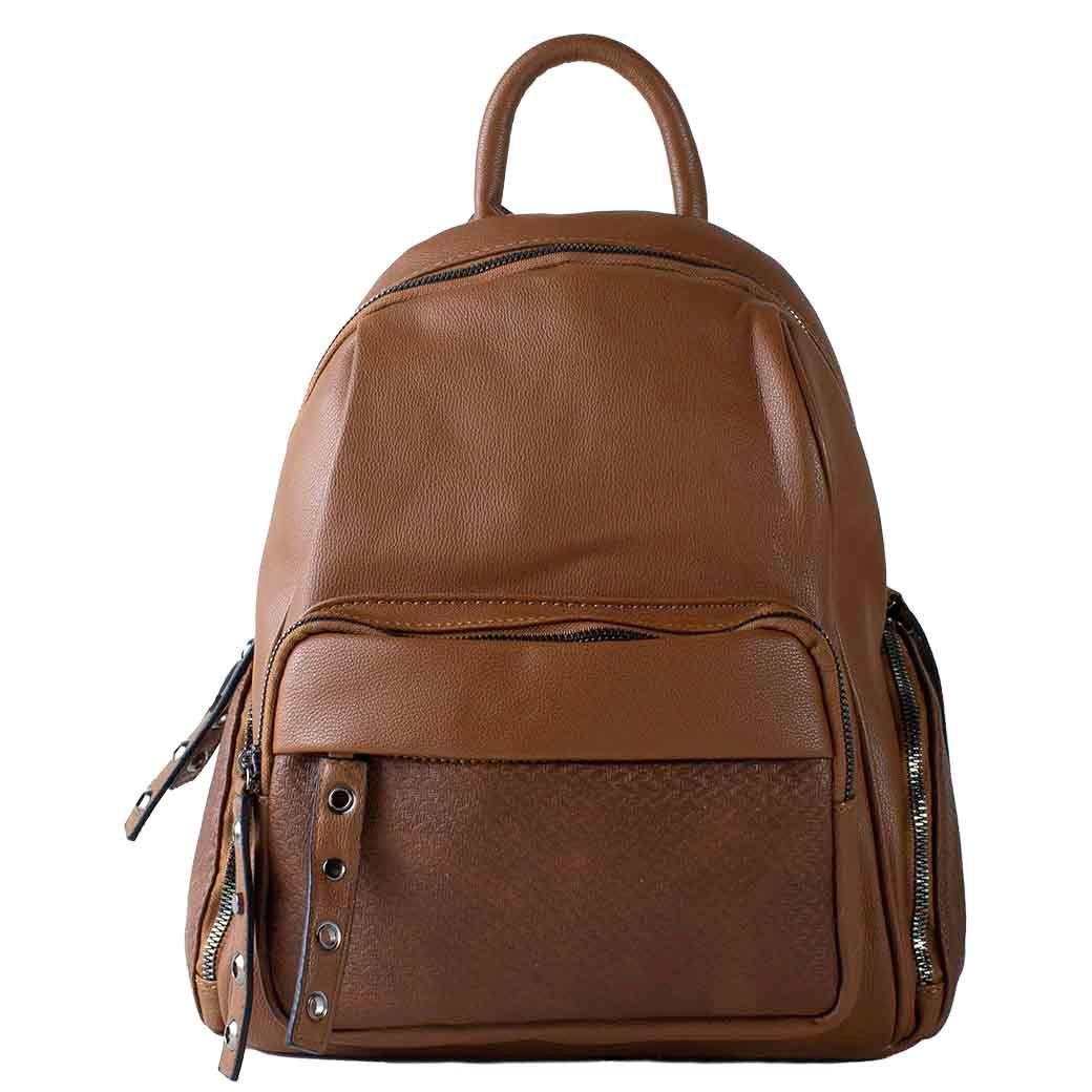 Mochila Tirador Ojetillos Tostado-0