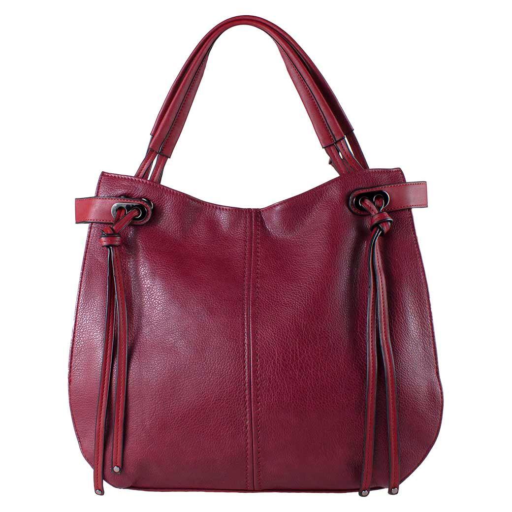 Cartera 4 Nudos Burdeo-0