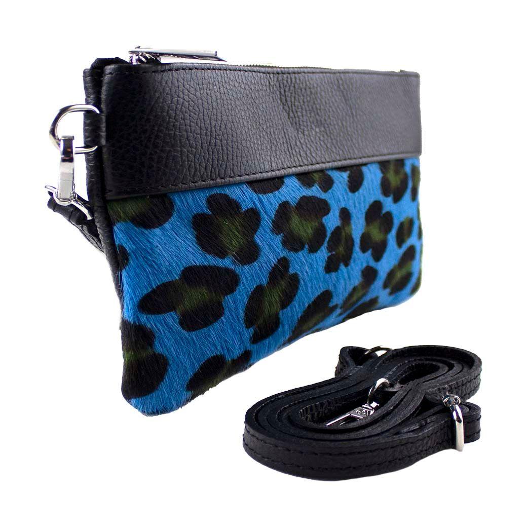 Bandolera Cuero Cavallino Leo Celeste-1