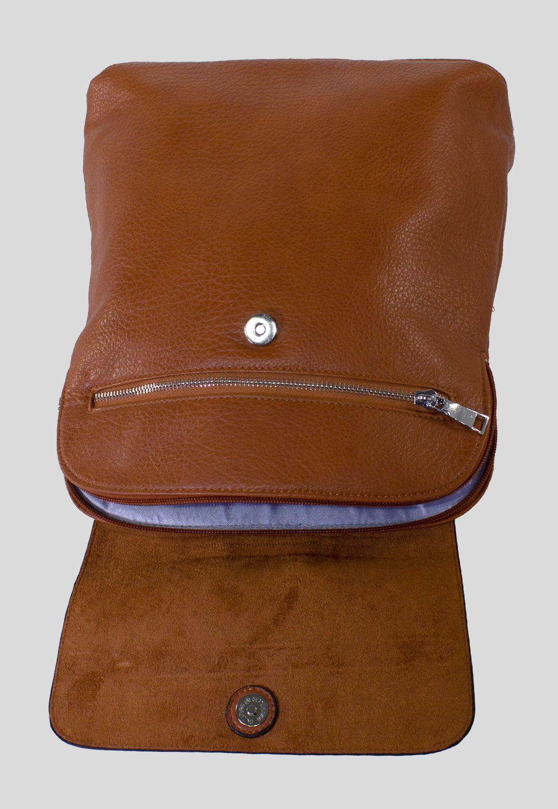 Mochila Con Iman Frontal Tostado-3