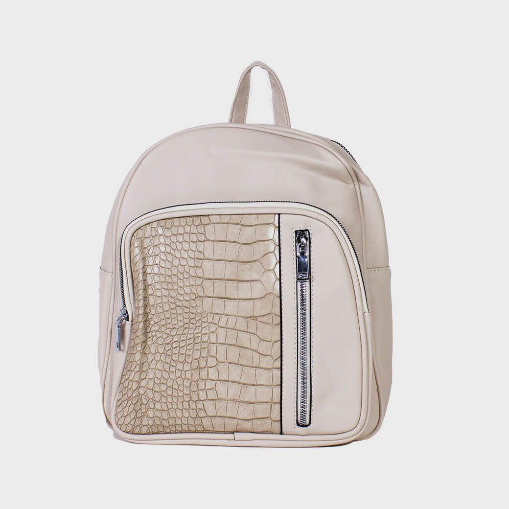 Mochila Bolsillo Coco Beige-0