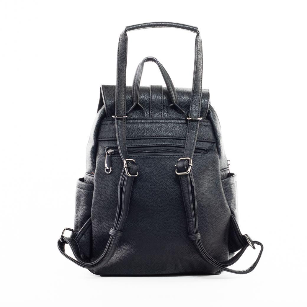 Mochila c/ 2 bolsillos laterales Negro-2