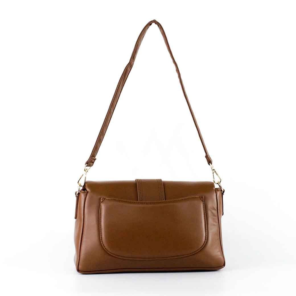 Cartera Ecocuero Lisa 639 Mujer Cafe Mailea-2