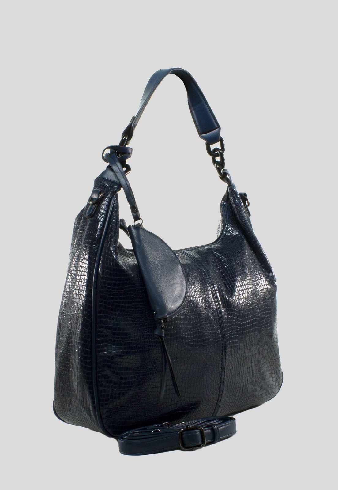 Cartera C/Argolla En Manilla Azul-1