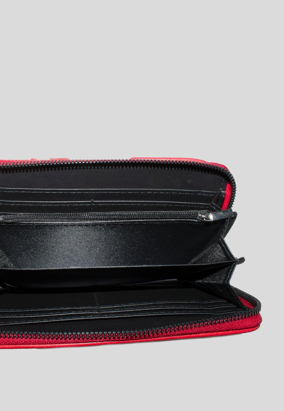 Portacelular liso c/boton Rojo-3