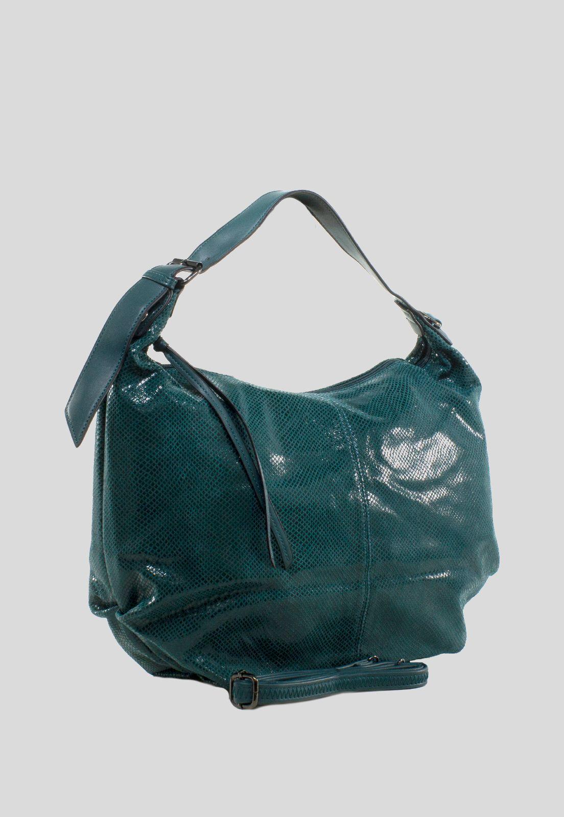 Cartera Grande Bote Piton Petroleo-1