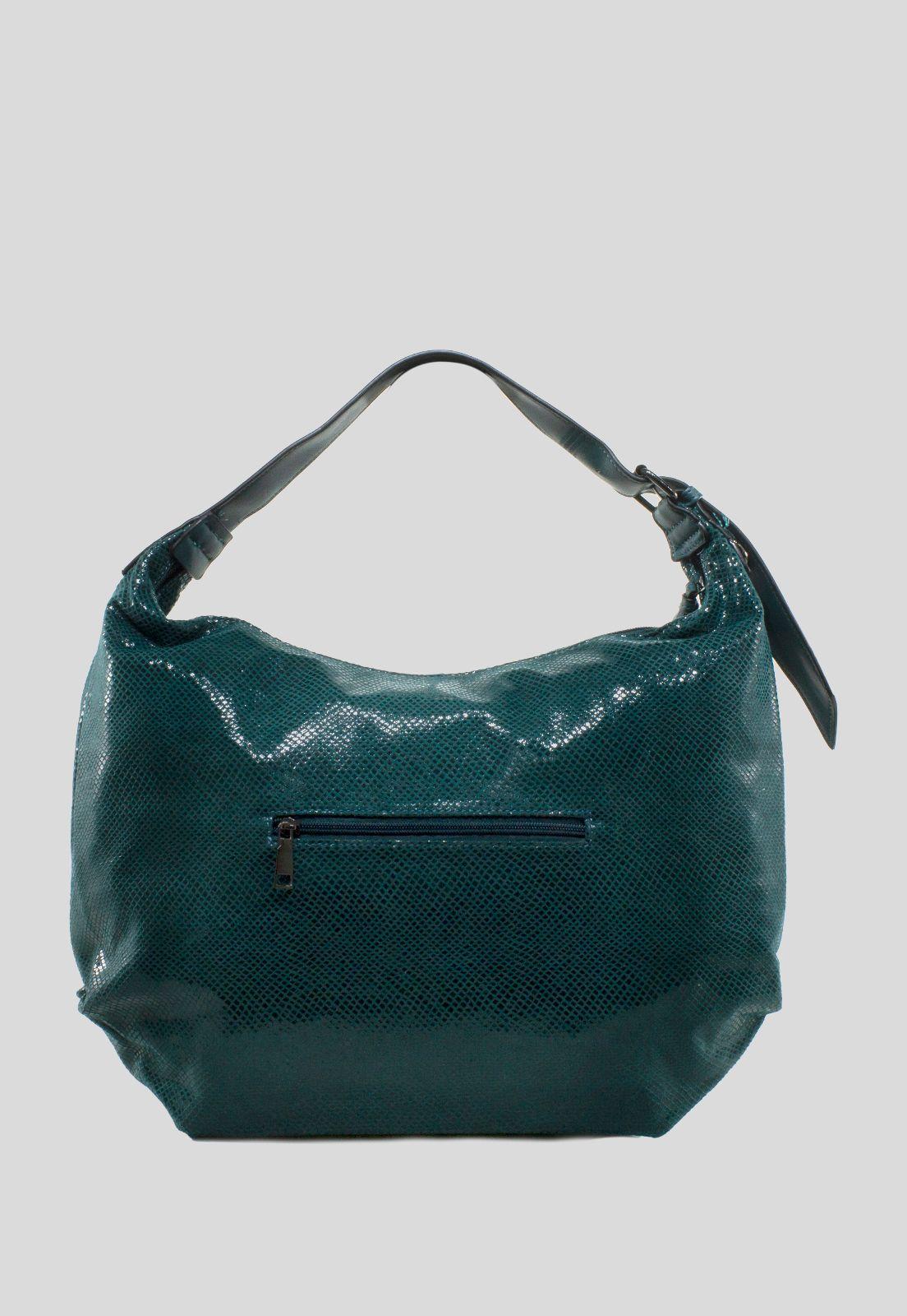 Cartera Grande Bote Piton Petroleo-2