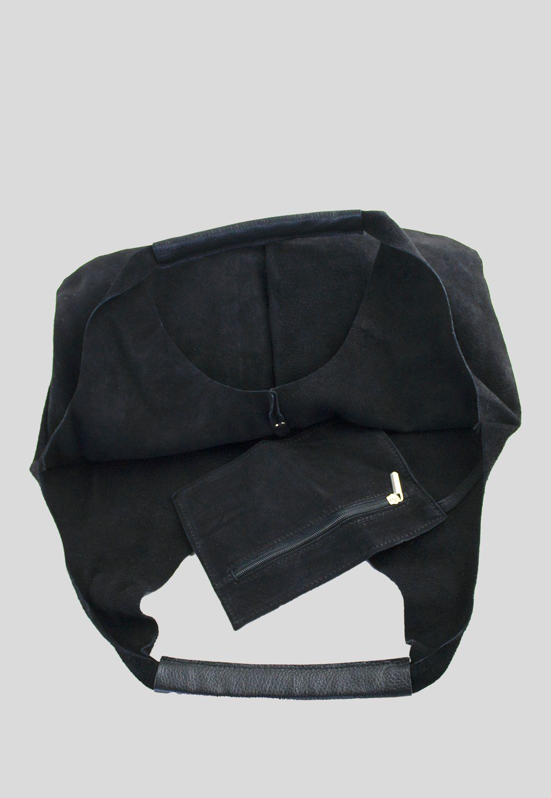 Cartera Reno Pasador Cuero Negro-3