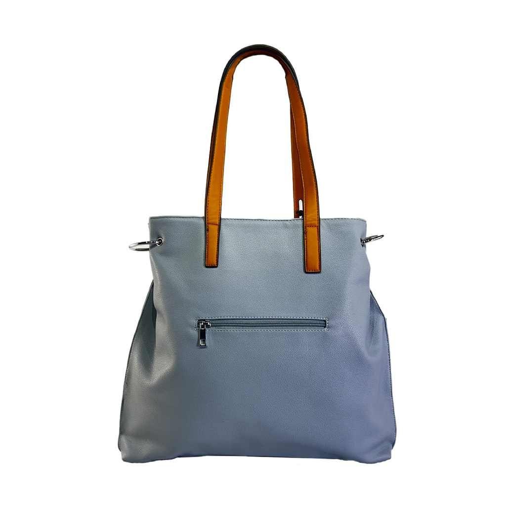 Cartera Patchwork Casquete 466 Mujer Celeste Mailea-2