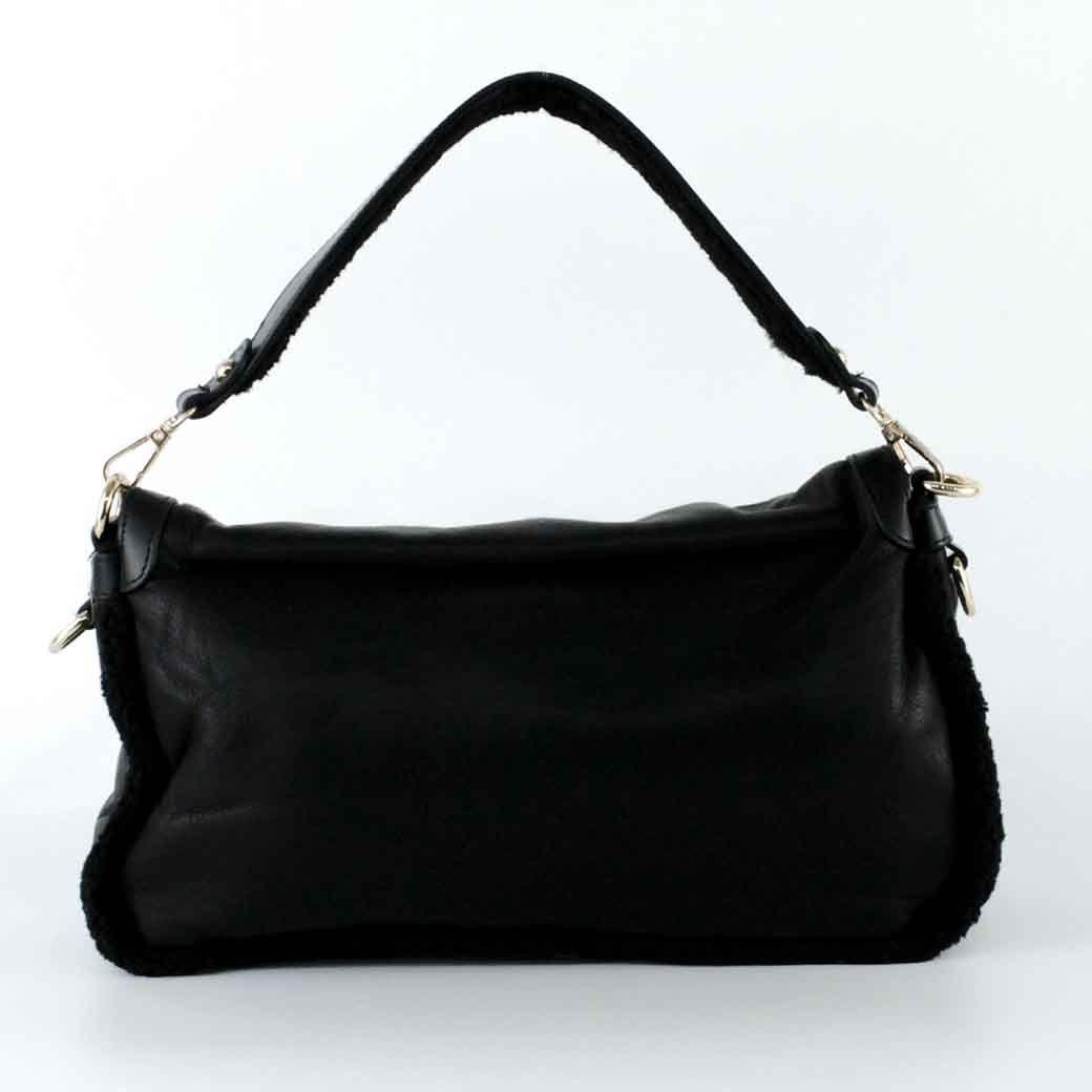 Cartera Ecocuero Alargada 746 Mujer Negro Mailea-2