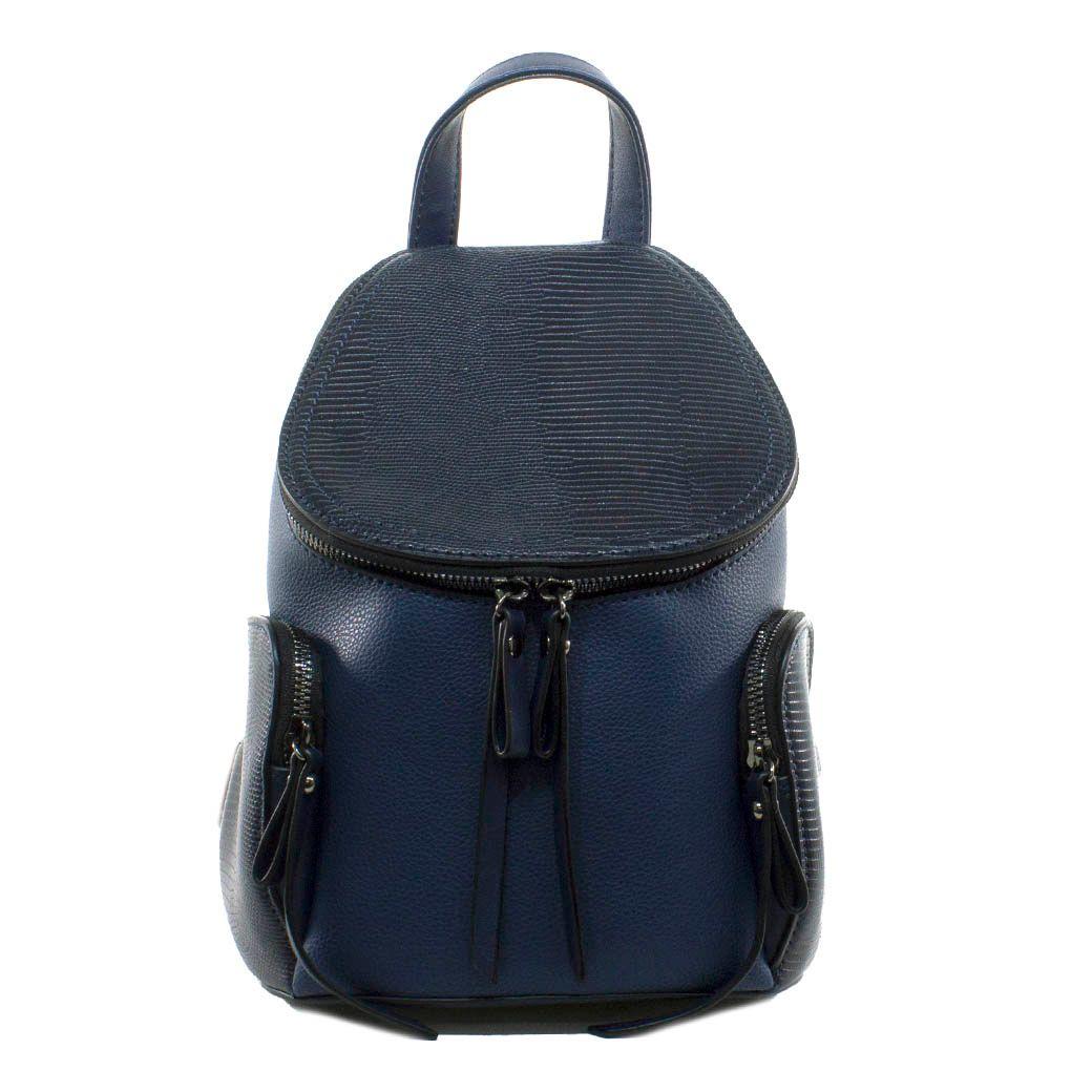 Mochila Rigida Chica Azul-0