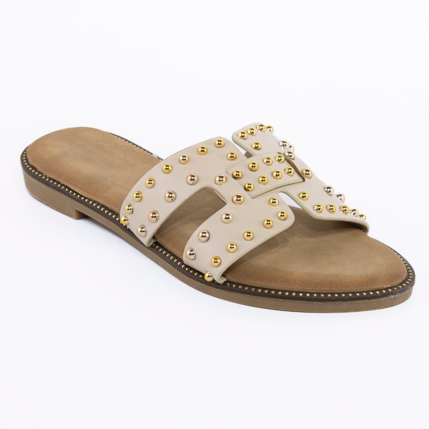 Sandalia plana full tachitas-1