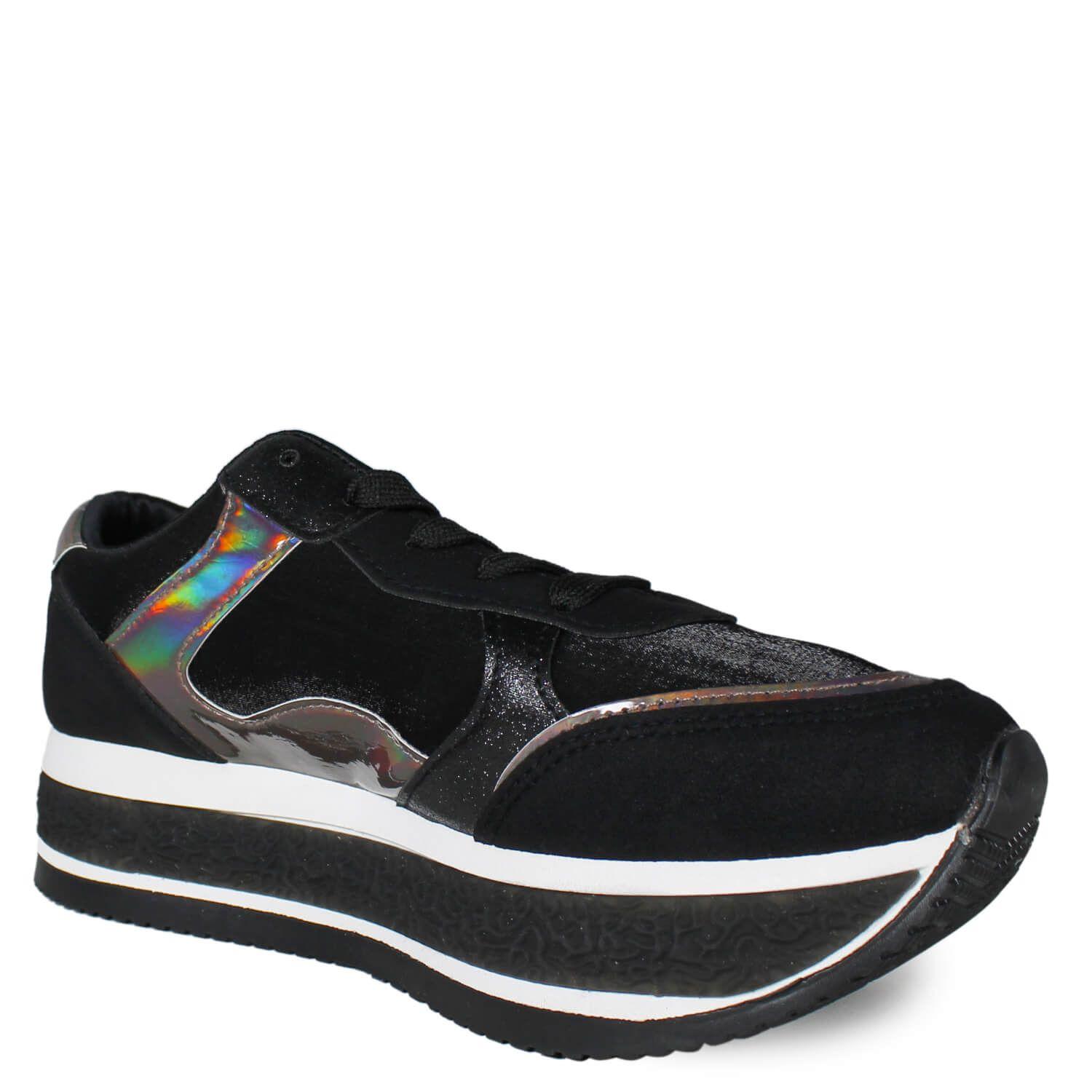 Zapatilla Base Bicolor Negro-0