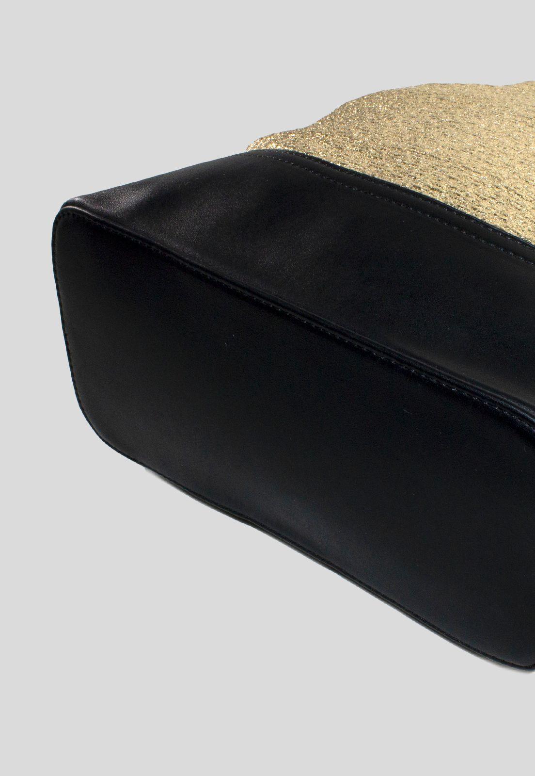 Mochila Grande Metal Oro-4