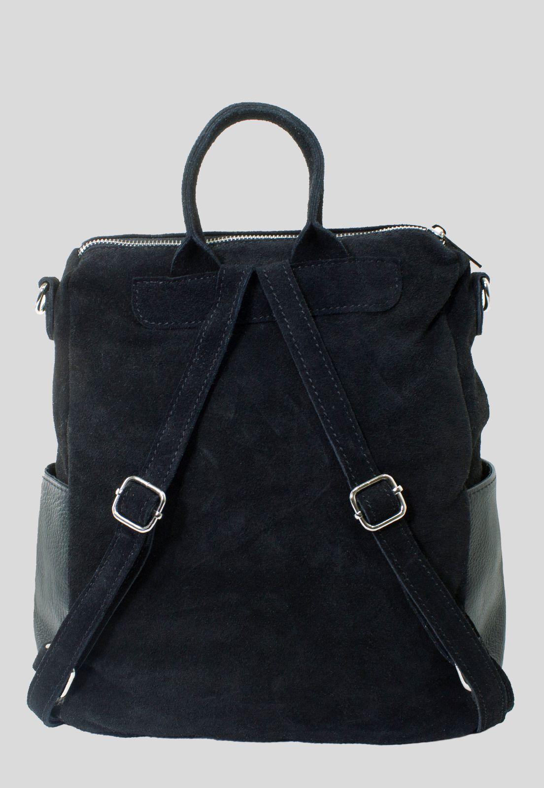 Mochila Reno Base Cuero Negro-2